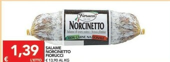 TuoDi Fiorucci Salame Norcinetto offerta