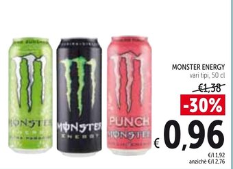Spazio Conad Monster Energy 50cl offerta