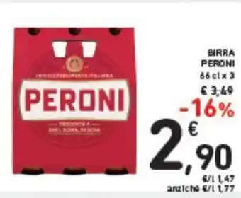 Conad Peroni Birra 66 cl x 3 offerta