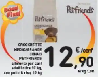 Conad Conad Crocchette Medio/Grande 10 kg, 12 kg offerta