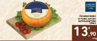 Conad Conad Sapori & Dintorni Pecorino Rosso di Pienza Naturo offerta