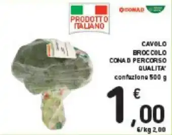 Conad Conad Percorso Qualità Cavolo Broccolo 500 g offerta