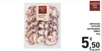 Conad Conad Sapori & Idee Carpaccio di Polpo 80 g offerta