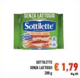Conad Sottilette senza lattosio 200 g offerta