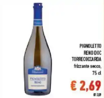 Conad Torrecoccarda Pignoletto Reno Doc 75 cl offerta