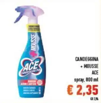 Conad Ace Candeggina + Mousse 800 ml offerta