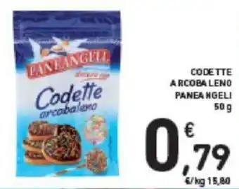 Conad Paneangeli Codette Arcoba Leno 50 g offerta