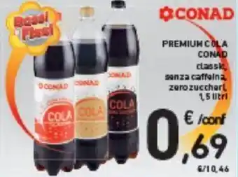 Conad Conad Premium Cola 1,5 litri offerta