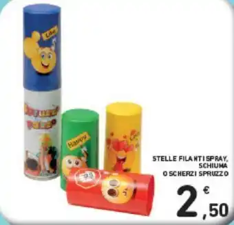 Conad Stelle Filanti Spray, Schiuma o Scherzi Spruzzo offerta