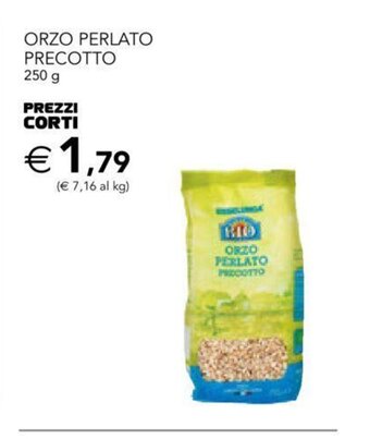 Esselunga Orzo Perlato Precotto 250 g offerta