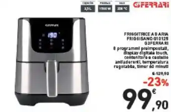 Conad G3Ferrari Friggitrice Ad Aria Friggisano G10125 offerta
