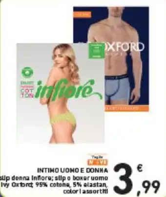 Conad Intimo Uomo e donna offerta