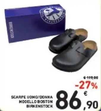 Conad Birkenstock Scarpe Uomo/Donna Modello Boston offerta