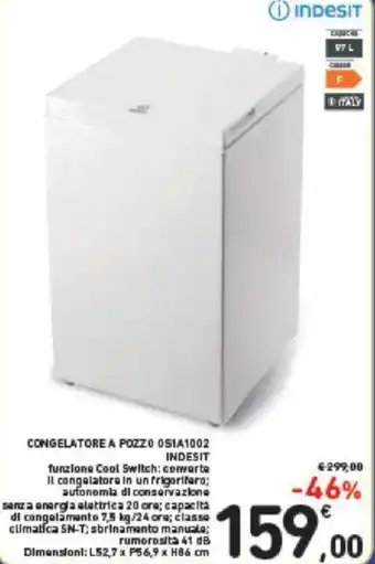 Conad Indesit Congelatore a Pozzo 051A1002 offerta