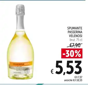 Spazio Conad Velenosi Passerina Spumante 75cl offerta