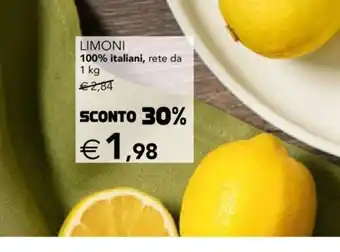Limoni 100% italiani, rete da 1 kg
