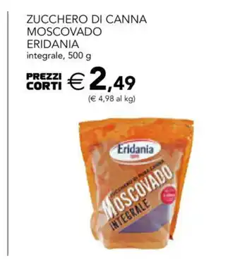Esselunga Eridania Moscovado Zucchero Di Canna integrale 500 g offerta