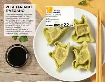 Esselunga Cucina Ravioli Al Vapore Con Verdure al kg offerta