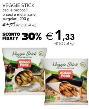 Esselunga Veggie Stick ceci e broccoli o ceci e melanzane,surgelati 200 g offerta