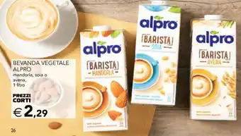 Alpro Bevanda Vegetale mandorla, soia o avena 1 litro