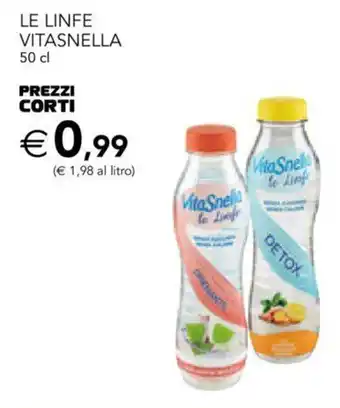 Esselunga Vitasnella Le Linfe 50 cl offerta