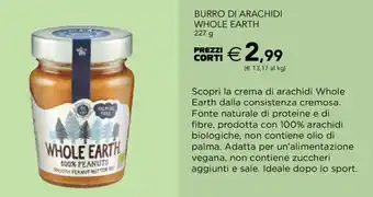 Burro di Arachidi Whole Earth 227 g