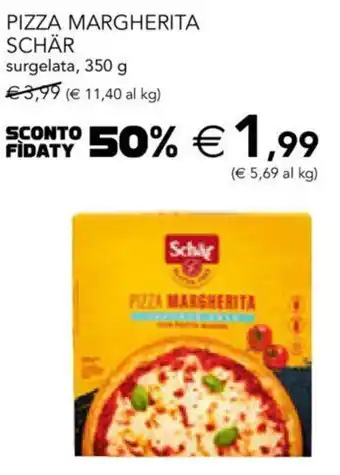 Esselunga Schär Pizza Margherita surgelata 350 g offerta