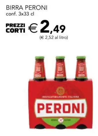 Esselunga Peroni Birra conf. 3 x 33 cl offerta