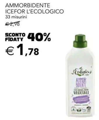 Esselunga L'Ecologico Ammorbidente Icefor 33 misurini offerta