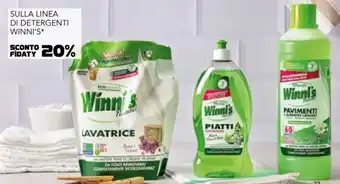 Esselunga Winni's Sulla Linea di Detergenti offerta