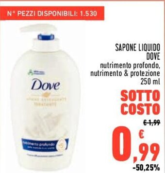 Conad Dove Sapone Liquido nutrimento profondo offerta