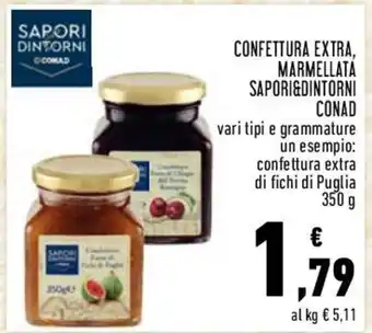 Conad Sapori & Dintorni Conad Confettura Extra, Marmellata 350 g offerta