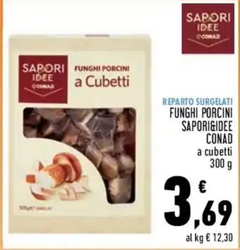 Conad Sapori & Dintorni Conad Funghi Porcini a cubetti 300 g offerta