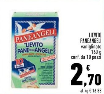 Conad Lievito Paneangeli vaniglinato 160 g conf. da 10 pezzi offerta