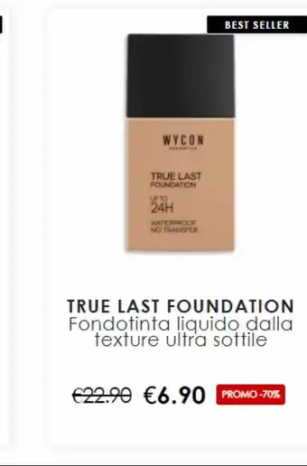 Wycon Fondotinta liquido dalla texture ultre sottile offerta