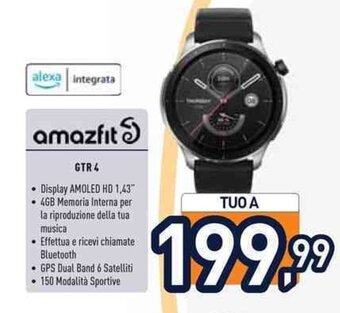 Unieuro amazfit GTR 4 offerta