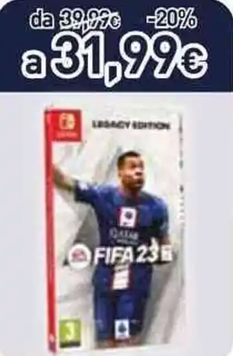 Unieuro Nintendo Switch Fifa 23 offerta