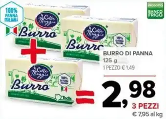 Todis Colle Maggio Burro di Panna 125 g offerta