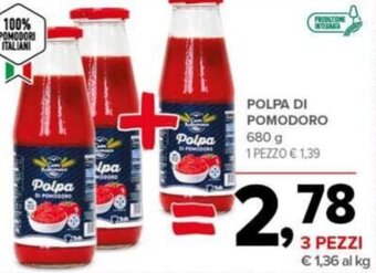 Todis Polpa di Pomodoro 680 g offerta