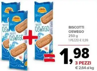 Todis Biscotti Oswego 250 g offerta