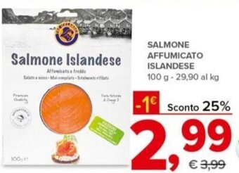 Todis Salmone Affumicato Islandese 100 g offerta