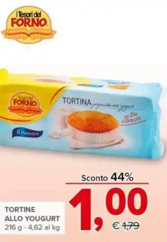 Todis Tortine Allo Yogurt 216 g offerta