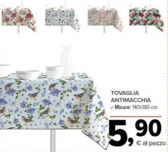 Todis Tovaglia Antimacchia 140x180 cm offerta