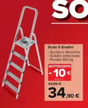 Scala 5 Gradini 150 kg