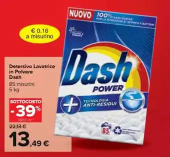 Dash Detersivo Lavatrice in Polvere 5 kg