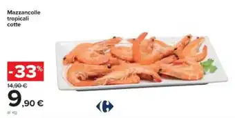 Mazzancolle tropicali cotte