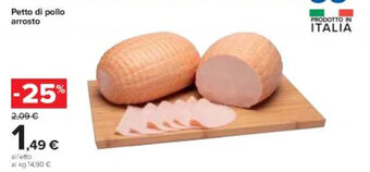 Carrefour Iper Petto di pollo arrosto offerta