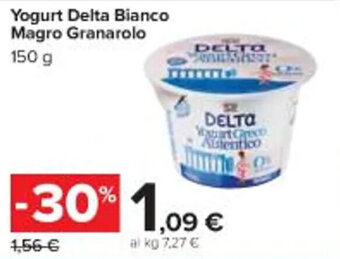 Carrefour Iper Yogurt Delta Bianco Magro Granarolo 150 g offerta