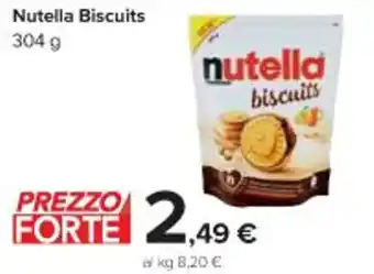 Carrefour Iper Ferrero Nutella Biscuits 304 g offerta