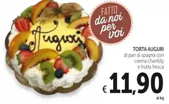Spazio Conad Auguri Torta offerta